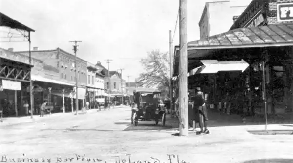 View of DeLand business district